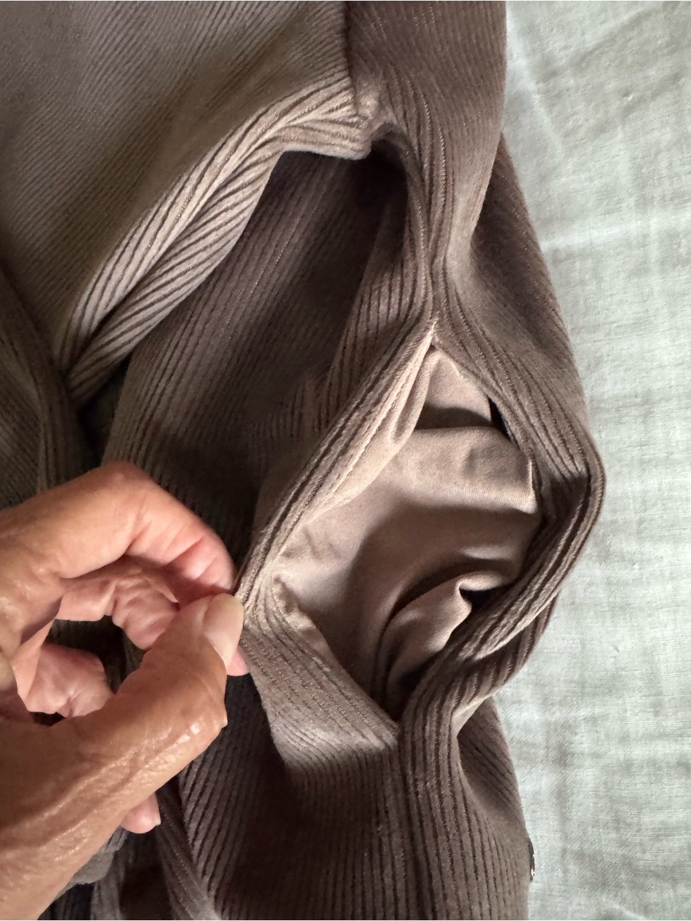 NWOT Zella Plush Ribbed Jacket - Picture 10 of 11